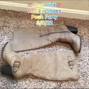 Forever 21 High Heel Winter Boots